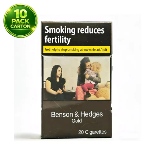 Benson & Hedges Gold 8mg x 10 Packs /1 Carton