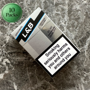 Alternative view of L&B Original Silver 20s Cigarettes x 10 Packs /1 Carton