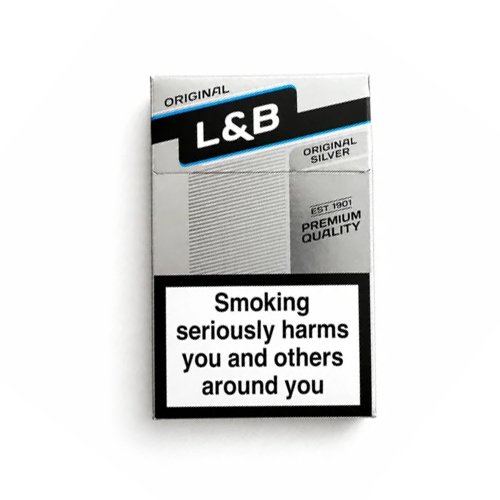 L&B Original Silver 20s Cigarettes x 10 Packs /1 Carton